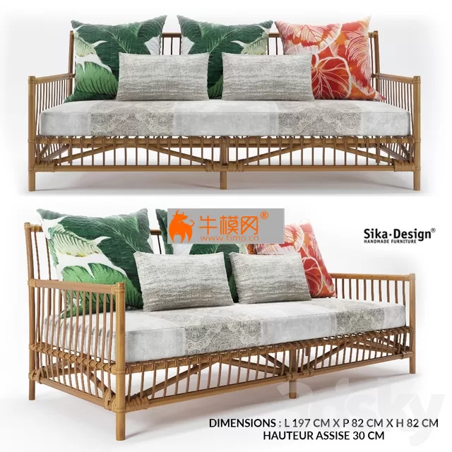 Caroline 3 seat Sofa by Sika design – 5930