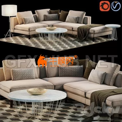 Corner Sofa Set – 5940