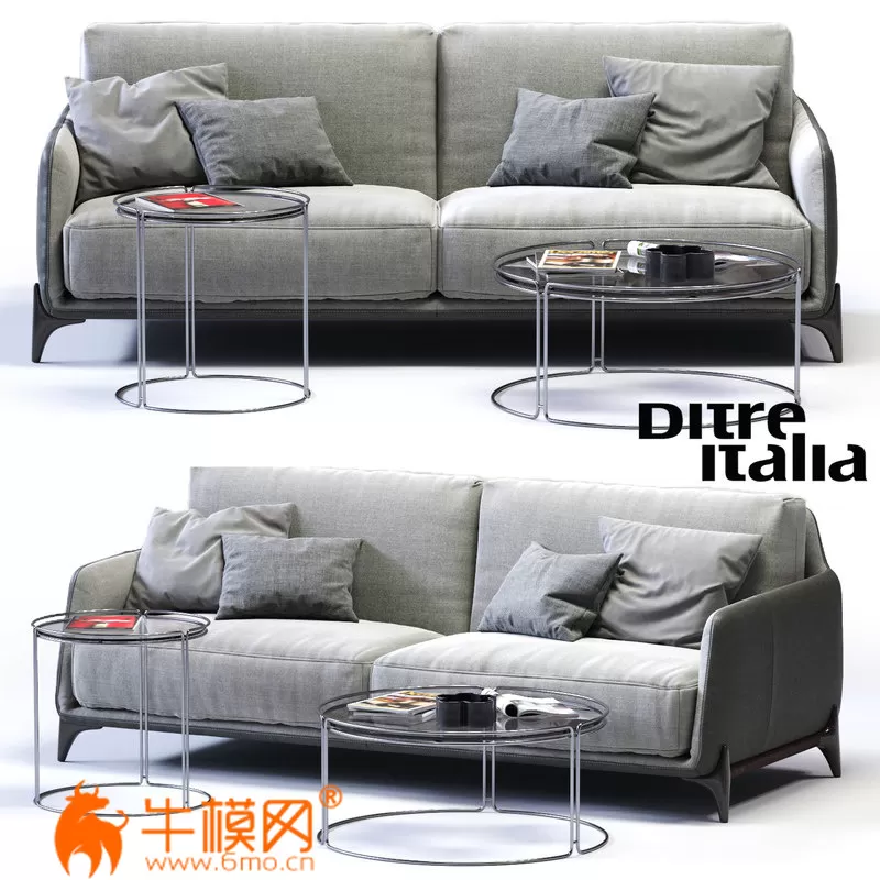Ditre Italia ELLIOT 3-er Sofa – 5954