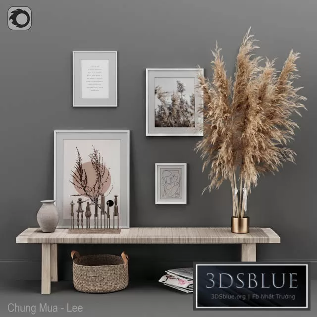 DECORATION – DECORATIVE SET – 3DSKY Models – 3154