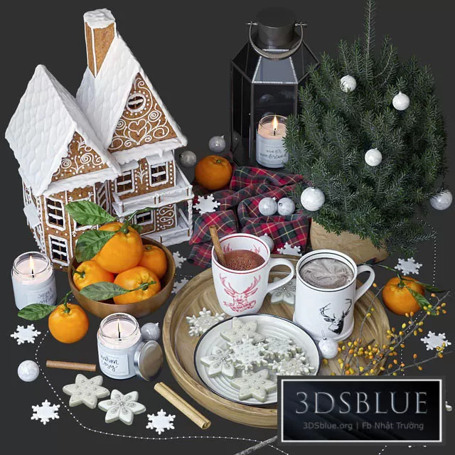 DECORATION – DECORATIVE SET – 3DSKY Models – 3156
