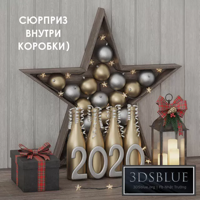 DECORATION – DECORATIVE SET – 3DSKY Models – 3158