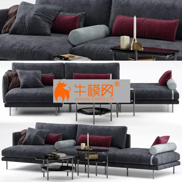 Mies sofa – Calligaris – 6012