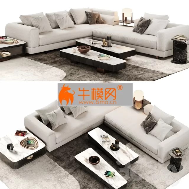 Minotti Alexander Sofa Opcion A – 6014