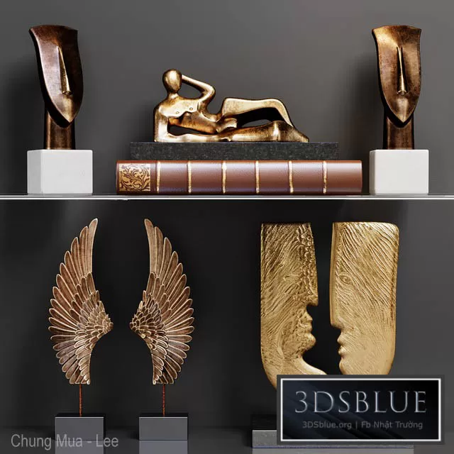 DECORATION – DECORATIVE SET – 3DSKY Models – 3159