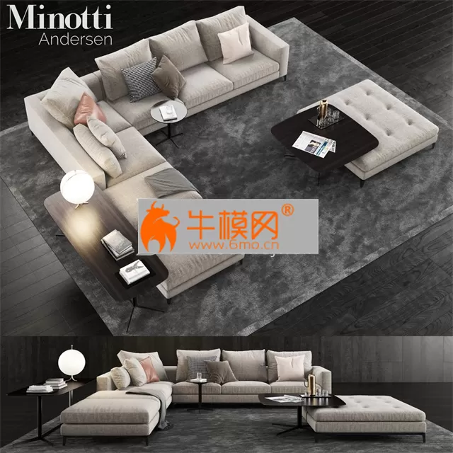 Minotti Andersen Sofa – 6016