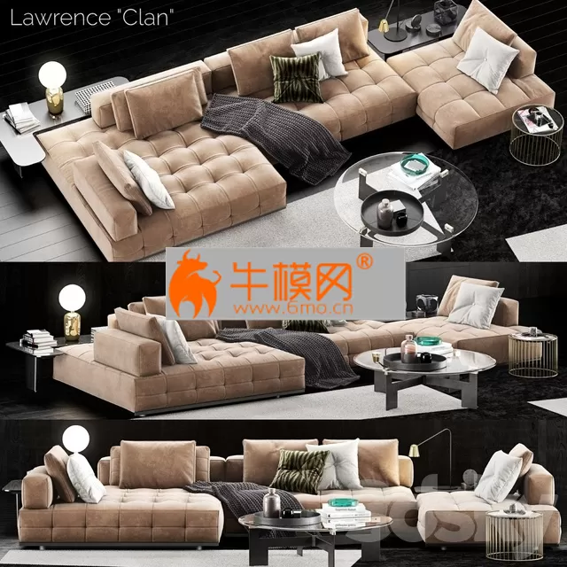 Minotti Lawrence Clan Sofa – 6027