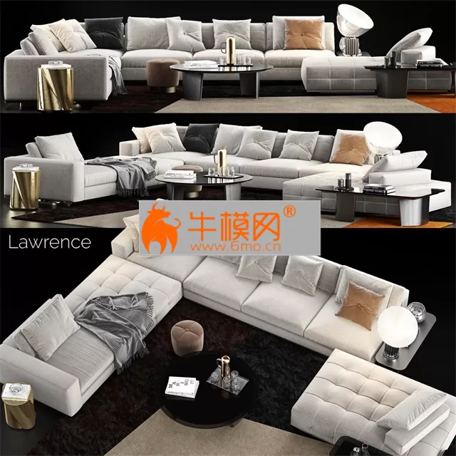 Minotti Lawrence Sofa 6 – 6029