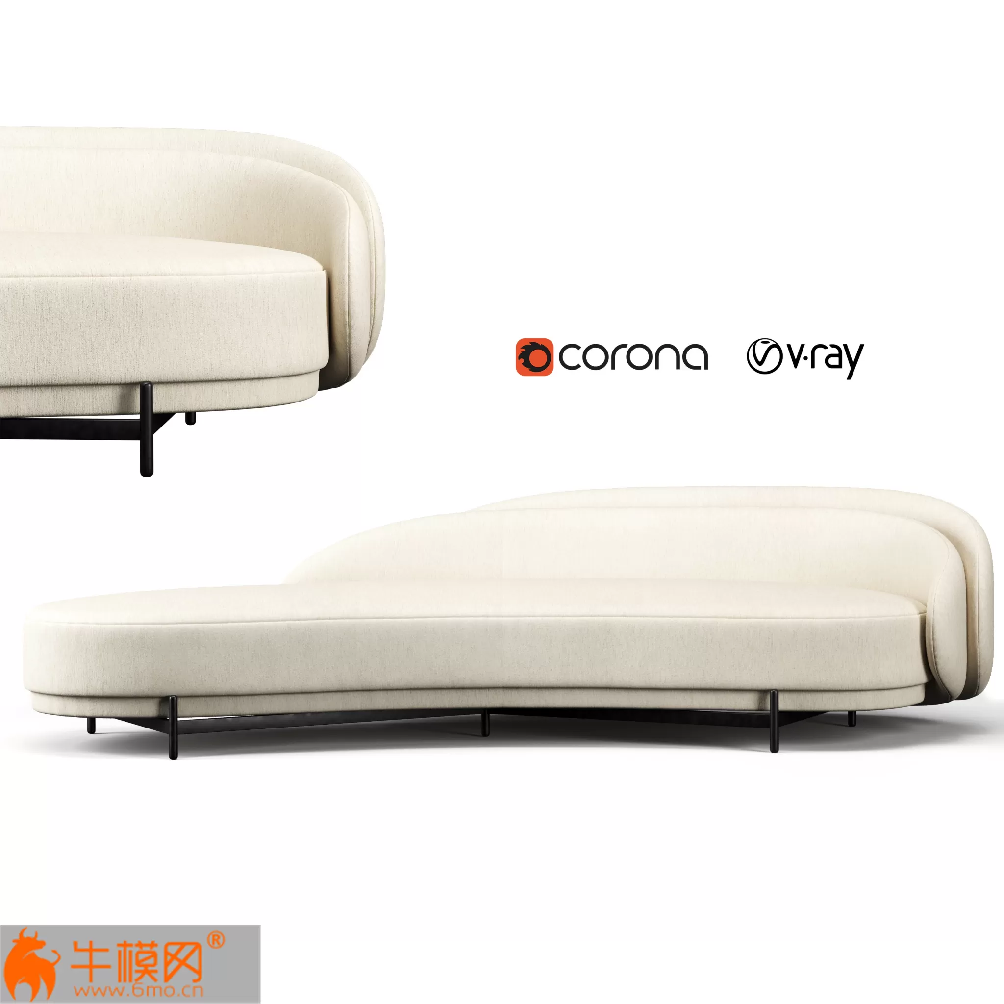 Paolo Ferrari Layered Back Sofa – 6059