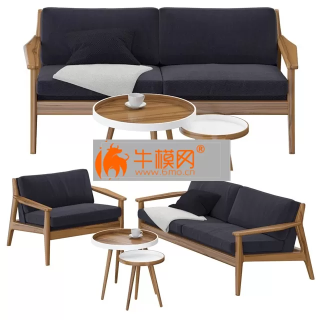 Scandinavian sofa set 22 – 6084
