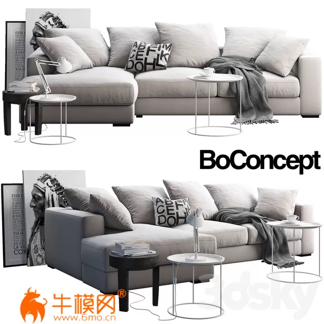 Sofa Boconcept Cenova 1 (max 2011, tex) – 6093