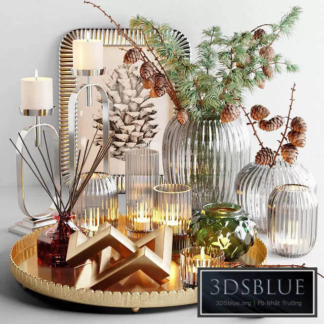 DECORATION – DECORATIVE SET – 3DSKY Models – 3169