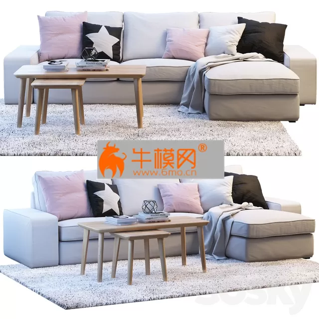 Sofa Ikea Kivik 3 – 6122