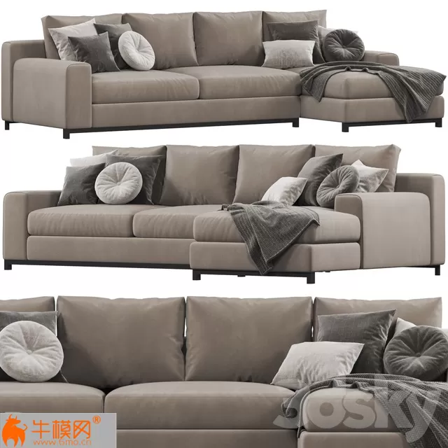 Sofa Natuzzi Leaf – 6149