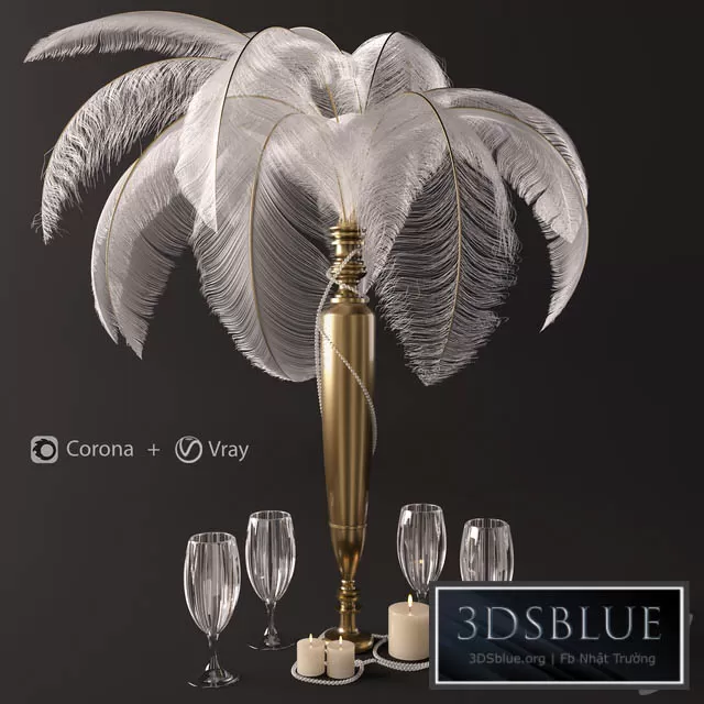 DECORATION – DECORATIVE SET – 3DSKY Models – 3175