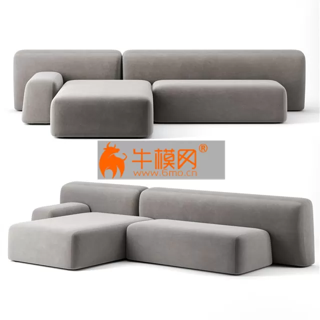 Suiseki sofa by La Cividina – 6176