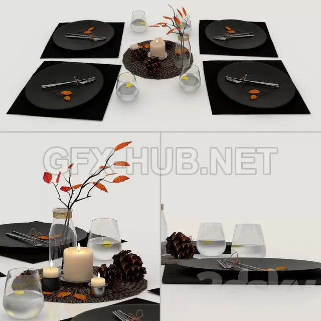 Autumn table setting – 6212 Autumn table setting – 6212