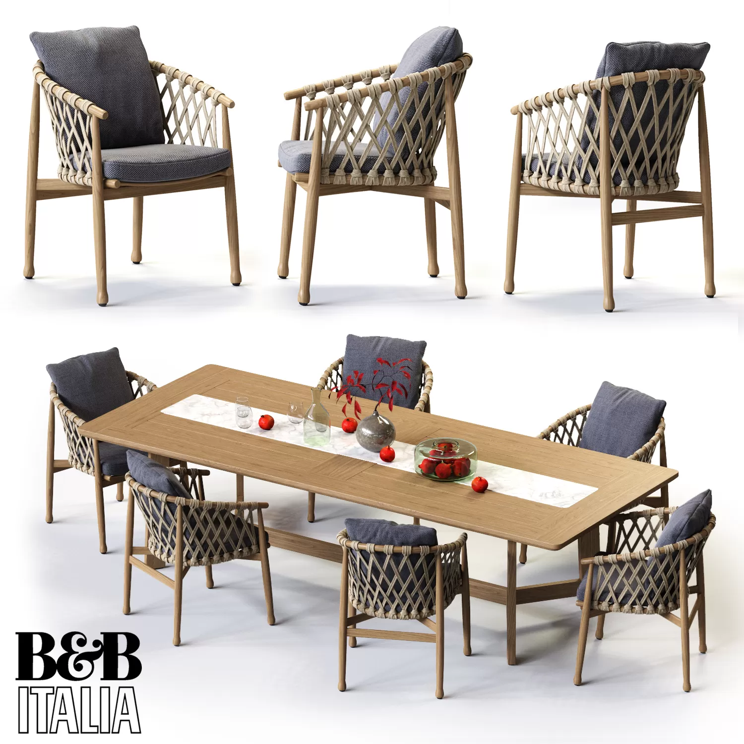 BandB Italia GINESTRA Rectangular Table – 6217 BandB Italia GINESTRA Rectangular Table – 6217