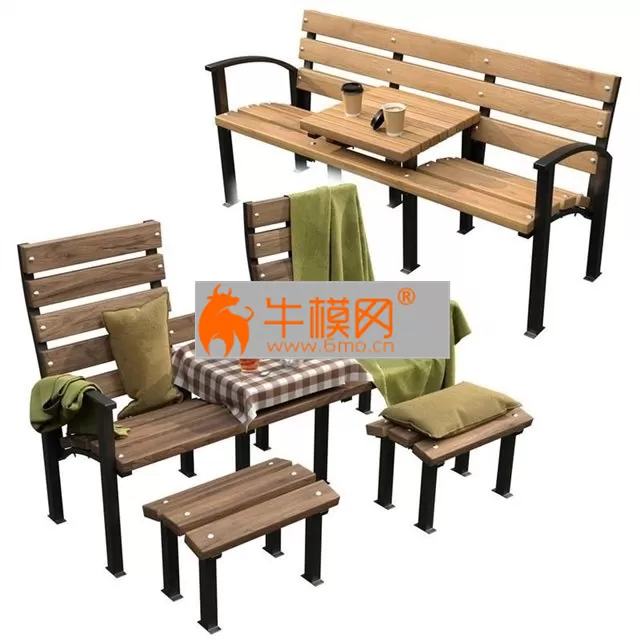 Bench with a table Duet – 6223 Bench with a table Duet – 6223