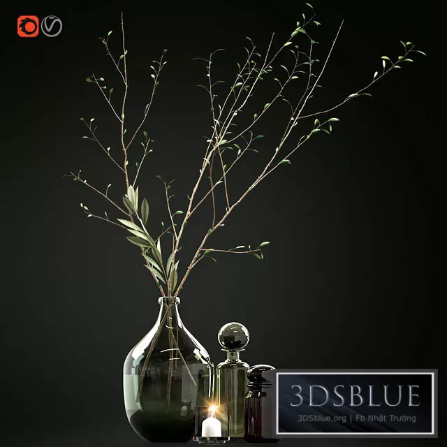 DECORATION – DECORATIVE SET – 3DSKY Models – 3180