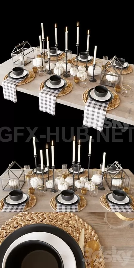 Black tableware – 6227 Black tableware – 6227