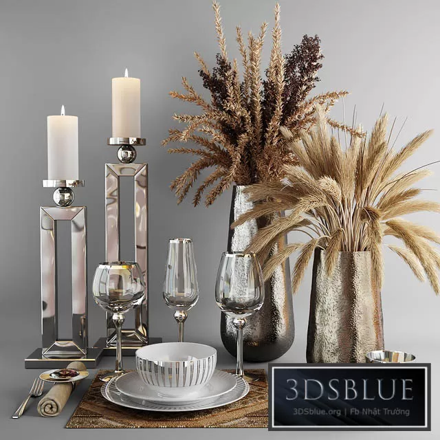 DECORATION – DECORATIVE SET – 3DSKY Models – 3181