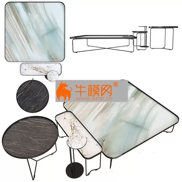 Cattelan Italia Coffee Table Set 07 – 6247 Cattelan Italia Coffee Table Set 07 – 6247