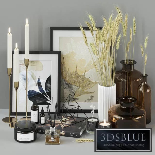 DECORATION – DECORATIVE SET – 3DSKY Models – 3188