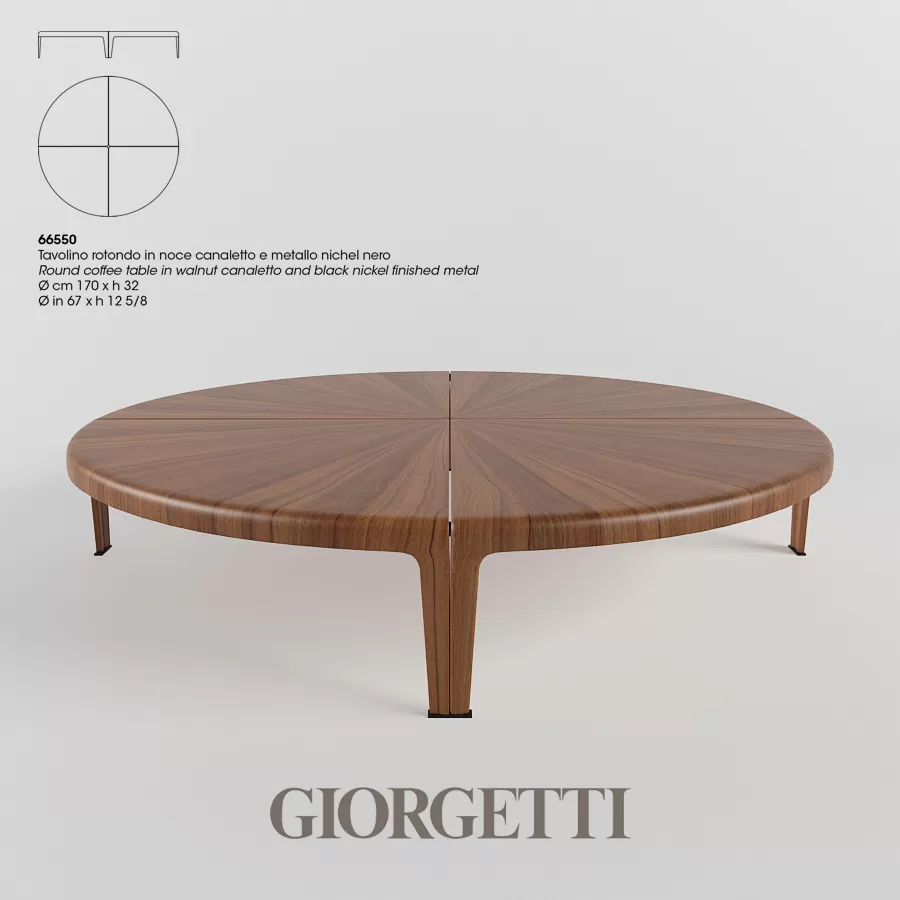 Giorgetti table 66550 – 6327