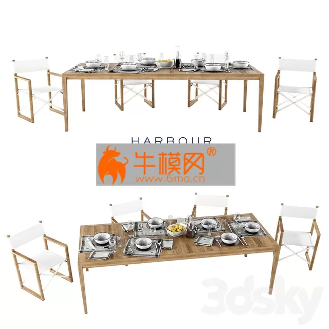 Harbor Outdoor collect and Zara Home table setting – 6332