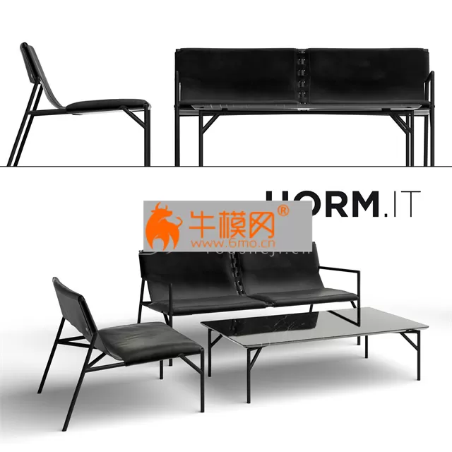 HORM.IT Tout le Jour Sofa & Coffee Table – 6340