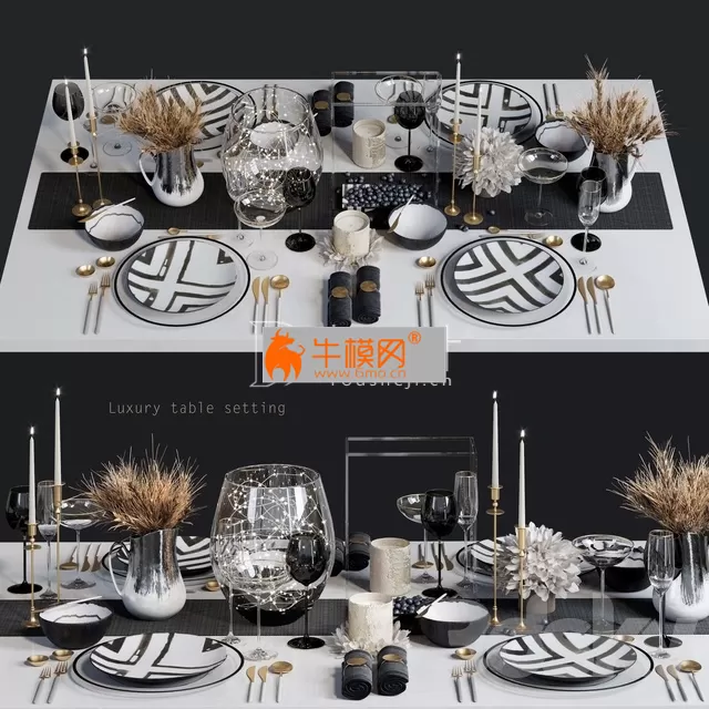 Luxury table setting L – 6357 Luxury table setting L – 6357