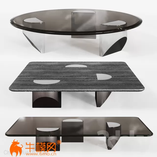 Minotti Wedge coffee table – 6365 Minotti Wedge coffee table – 6365
