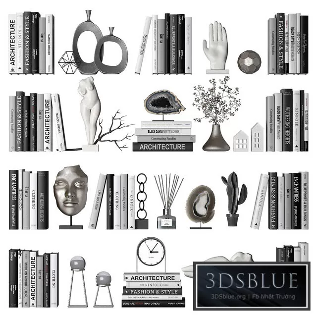 DECORATION – DECORATIVE SET – 3DSKY Models – 3194