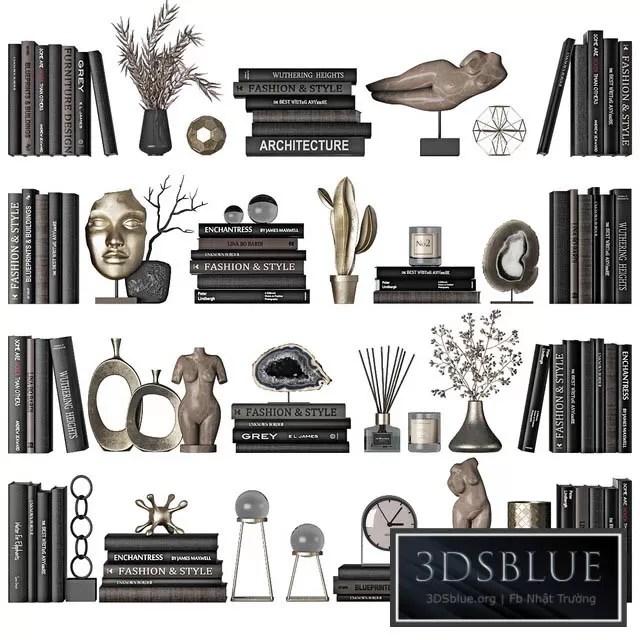 DECORATION – DECORATIVE SET – 3DSKY Models – 3196