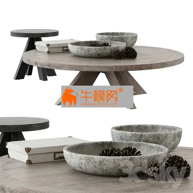 Restoration Hardware 1960S French X-Base Round Table – 6405 Restoration Hardware 1960S French X-Base Round Table – 6405