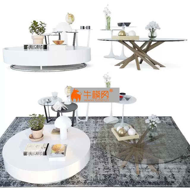 Set coffee tables Sattelan Italia 2 – 6419 Set coffee tables Sattelan Italia 2 – 6419