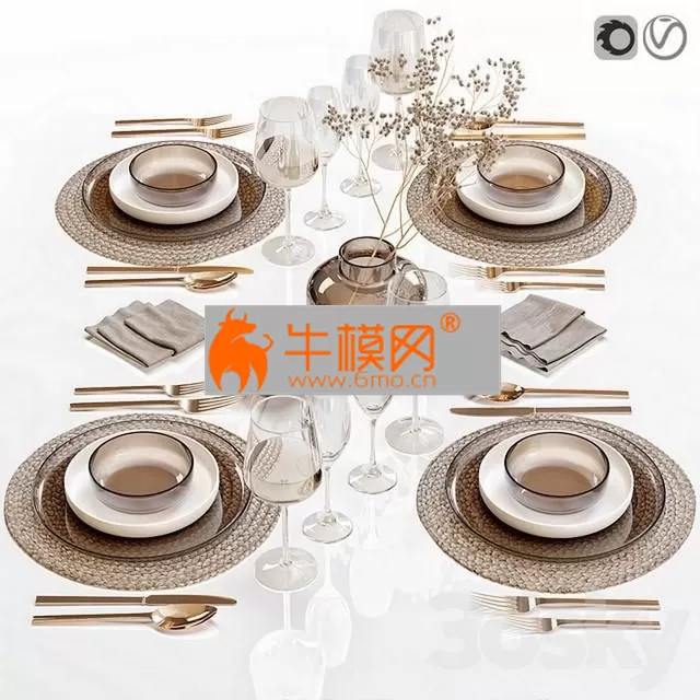 Table setting 28 – 6460 Table setting 28 – 6460