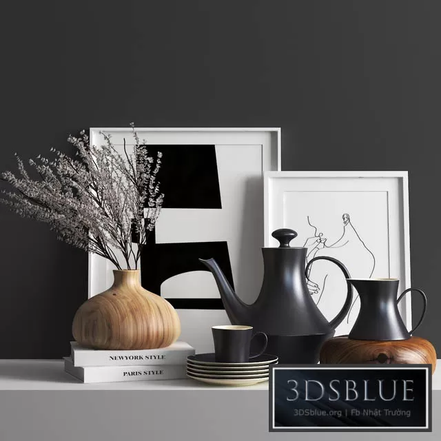 DECORATION – DECORATIVE SET – 3DSKY Models – 3204