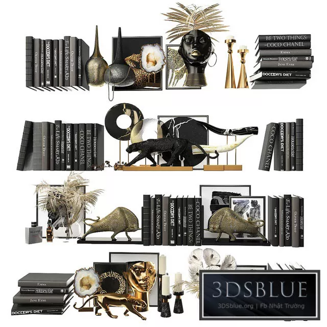 DECORATION – DECORATIVE SET – 3DSKY Models – 3208