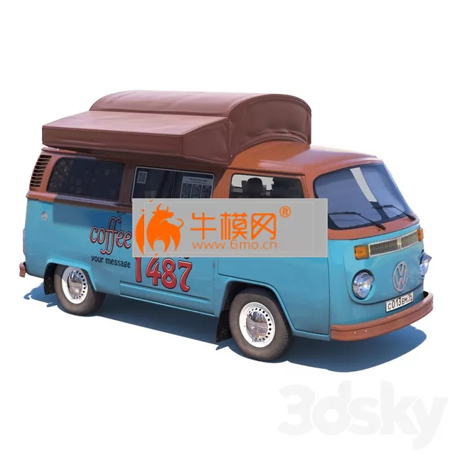 Street coffee minivan Volkswagen T2 – 6560