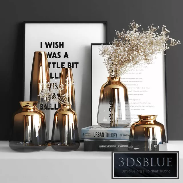 DECORATION – DECORATIVE SET – 3DSKY Models – 3217