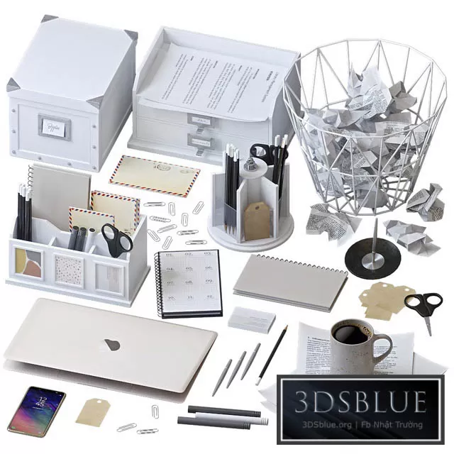 DECORATION – DECORATIVE SET – 3DSKY Models – 3218