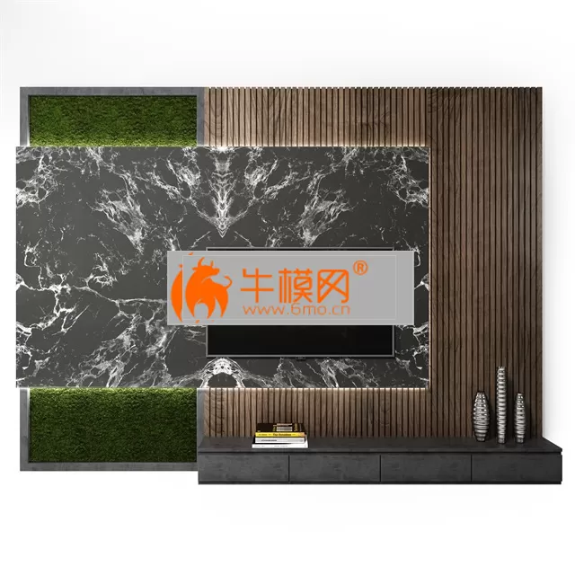 Tv wall set 04 – 6606 Tv wall set 04 – 6606