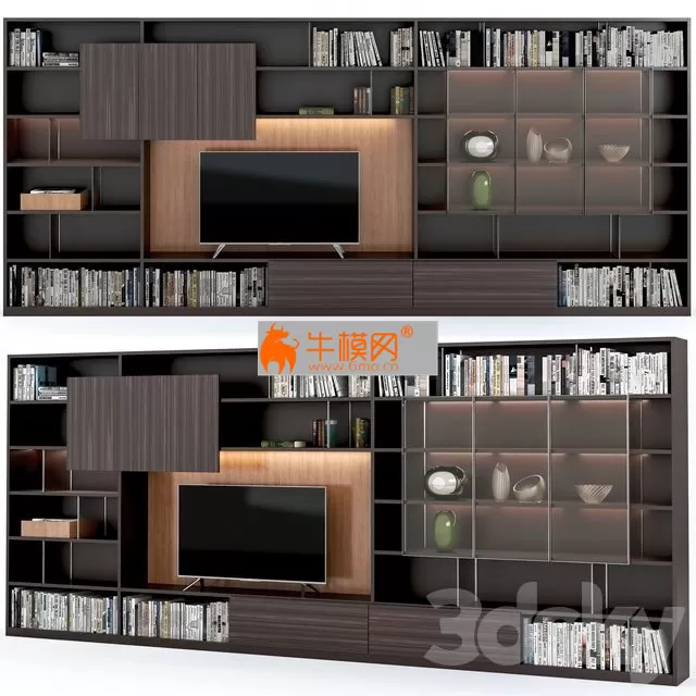 TV zone Molteni 505 wall system – 6611 TV zone Molteni 505 wall system – 6611