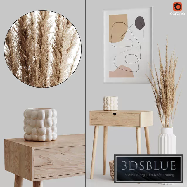 DECORATION – DECORATIVE SET – 3DSKY Models – 3222