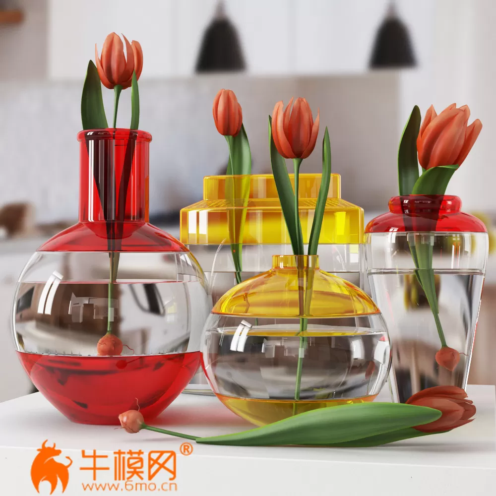 Tulip Vase – 6653