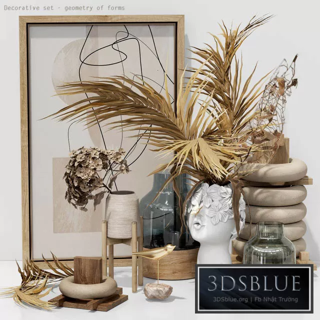 DECORATION – DECORATIVE SET – 3DSKY Models – 3233