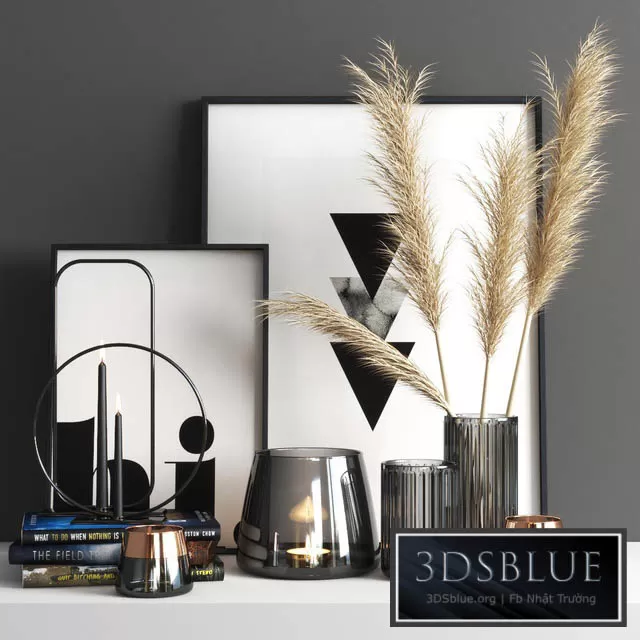 DECORATION – DECORATIVE SET – 3DSKY Models – 3244