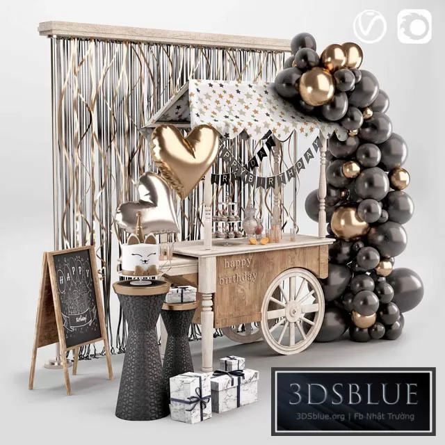 DECORATION – DECORATIVE SET – 3DSKY Models – 3247